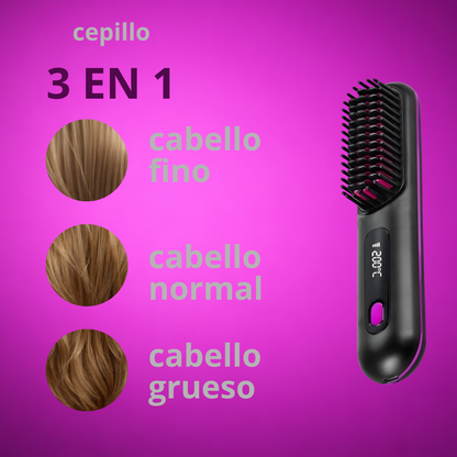 cepillo alisador portatil